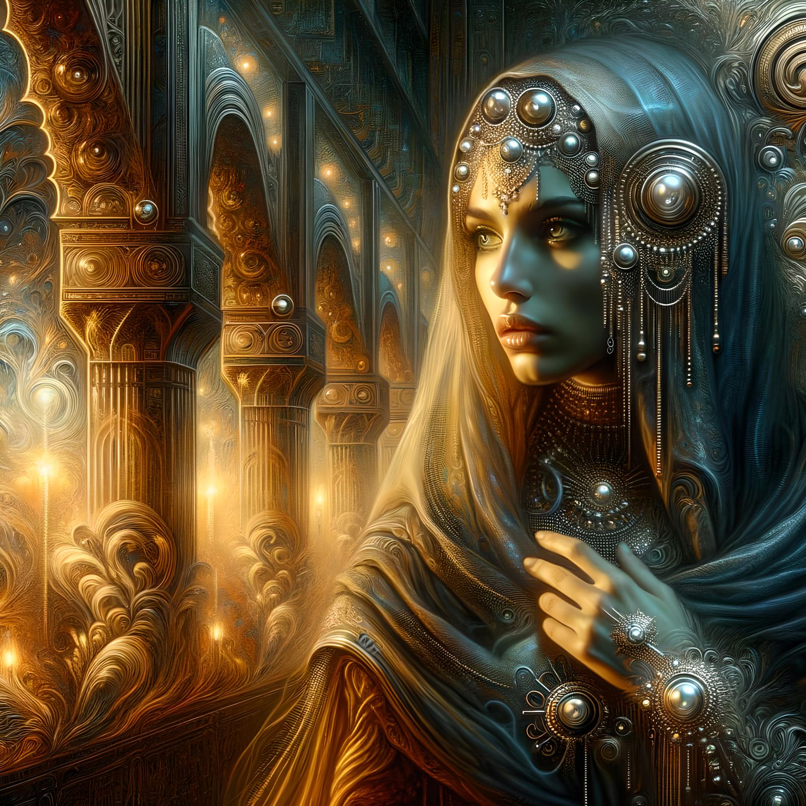 A palace dweller's look