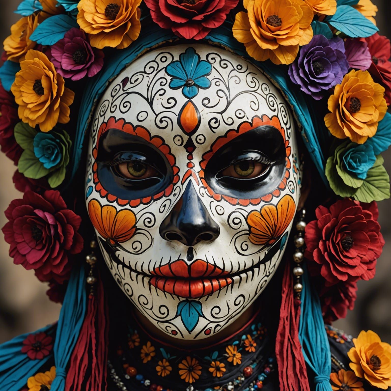 MEXICAN CATRINA MASK