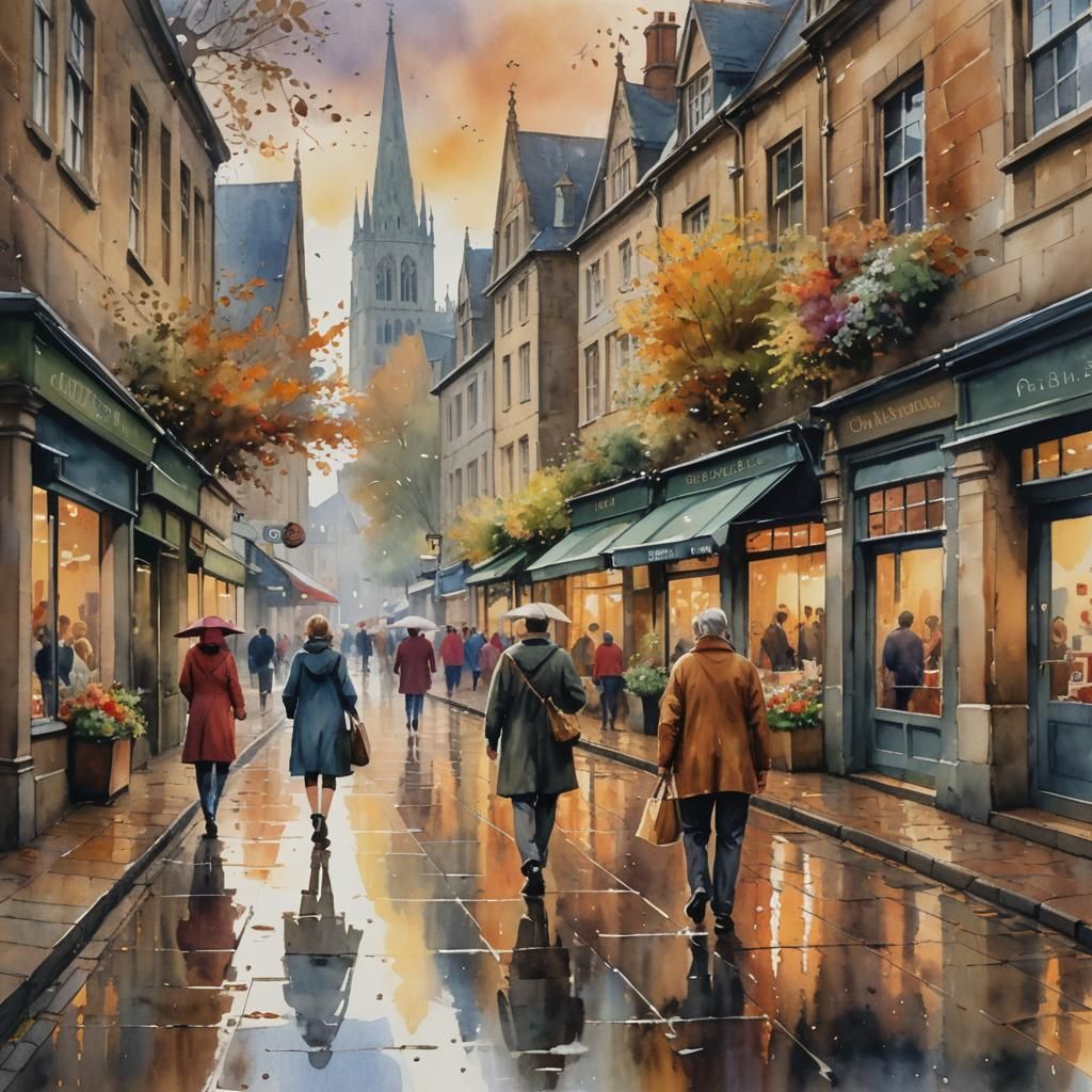A damp autumn day in Salisbury, England  by @Radiohead