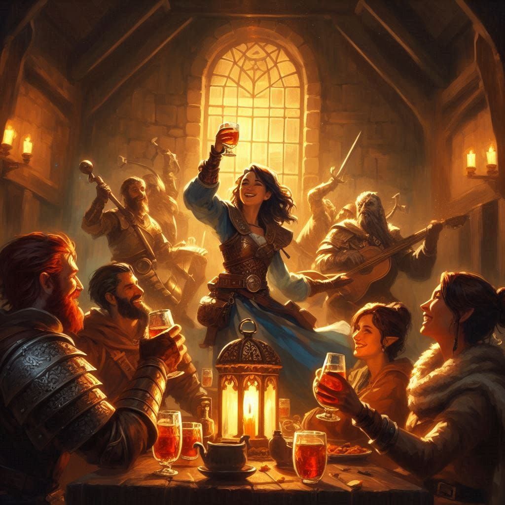 On the Duke's Orders - They Continued the Celebration