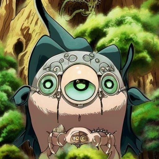 Lovecraftian, Adorable big eyes friendly monsters,