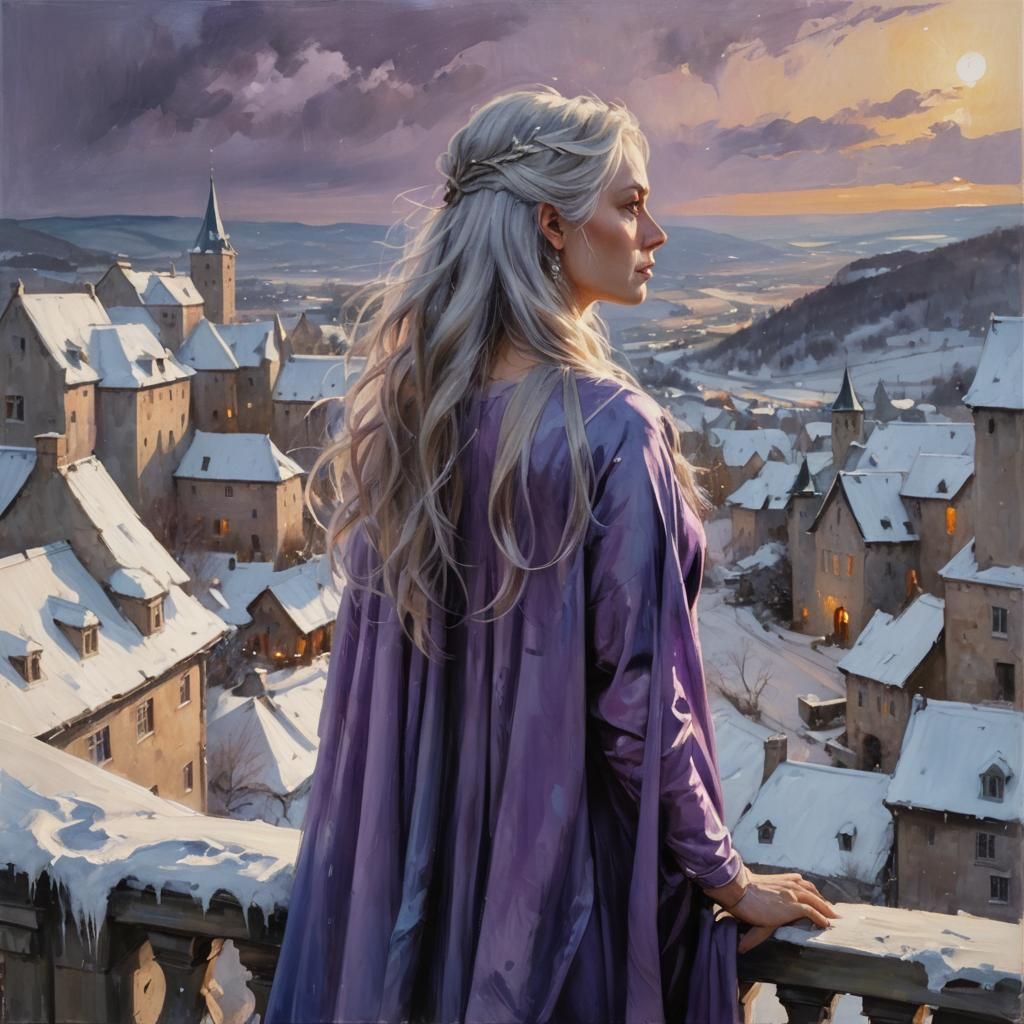 Sunset over Castleton