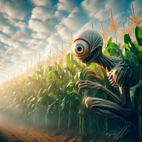 Somewhere in the cornfields of Iowa.....