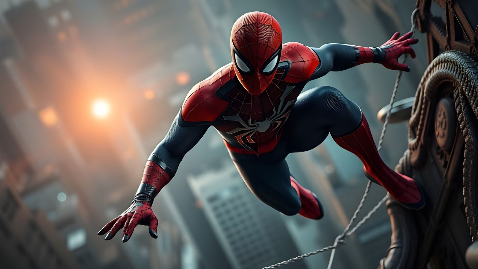 The man but the spider - Spider-Man in a Fantastical, High-D...
