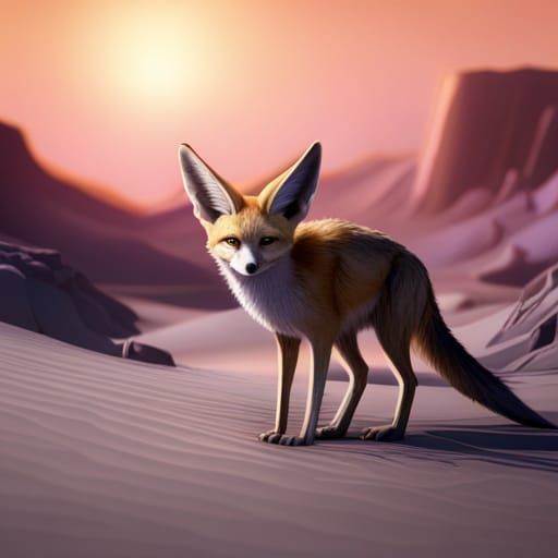 Fennec Fox - AI Generated Artwork - NightCafe Creator