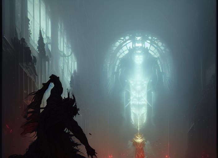 Fallen demon god