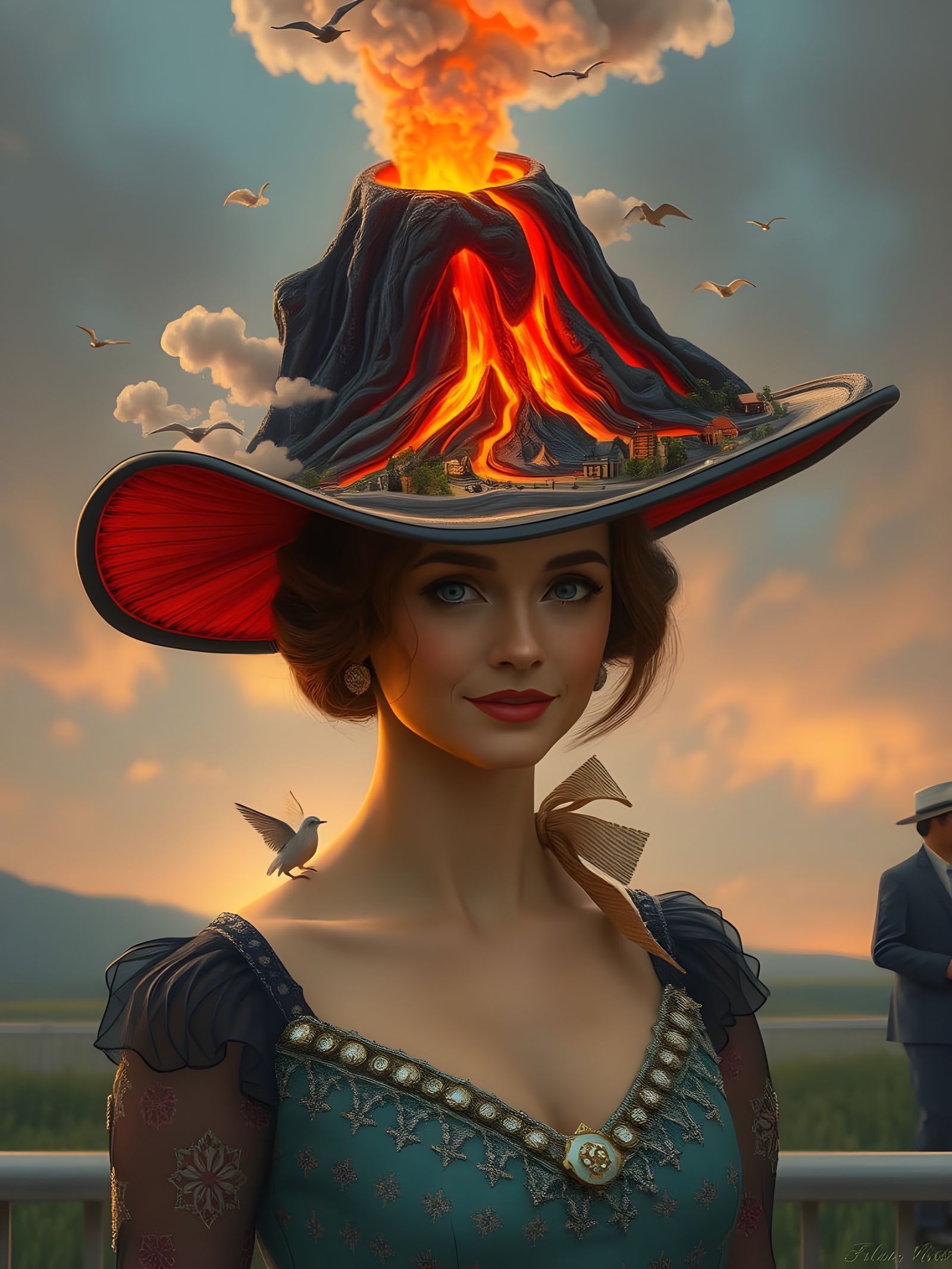 blowing off steam   by @RedLeoPard