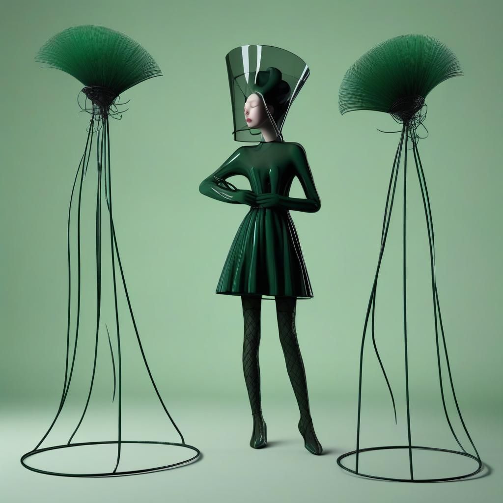 Portrait with not quite trees.