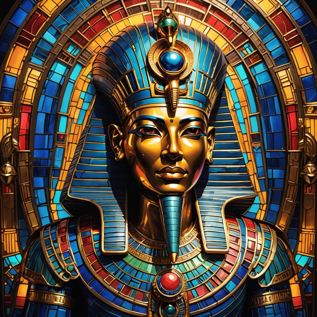  Ancient Egyptian god Osiris  by @VERI ART