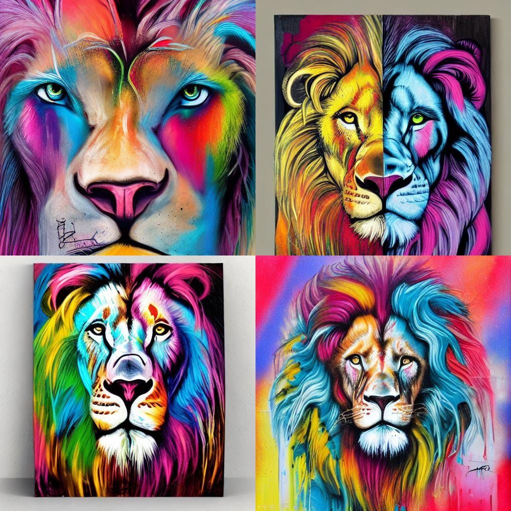 Half human half lion, rustic, unique AI Generated Artwork NightCafe