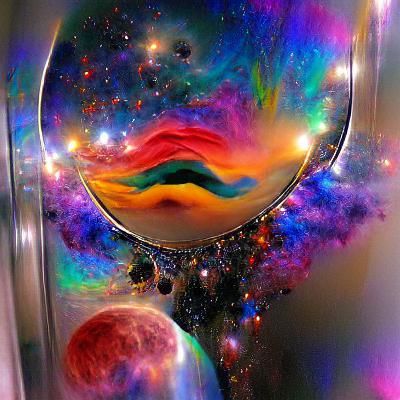 A mirror into the colorful soul of the universe