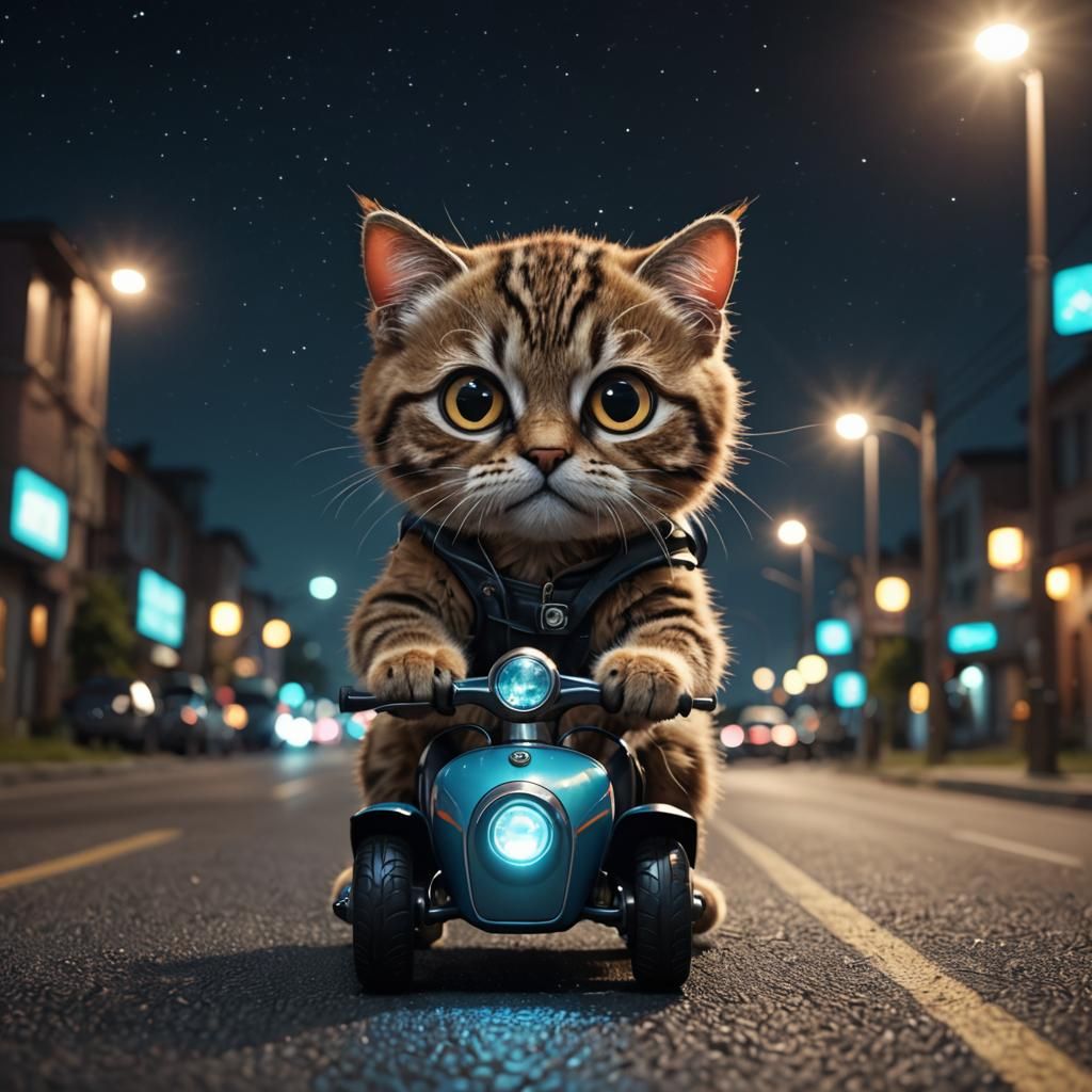 Kitty with a Scooty
