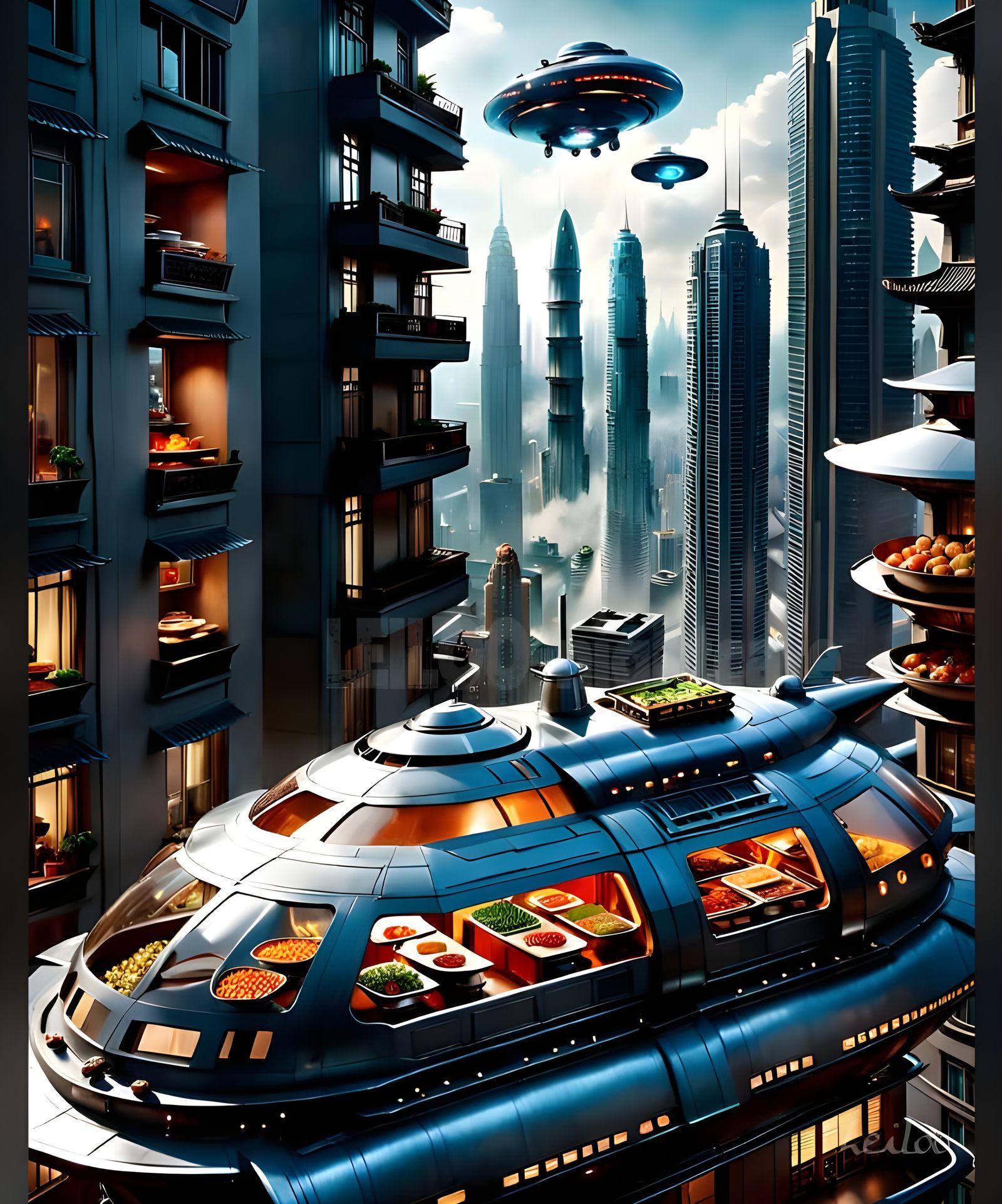 Hot Chinese Food Cooked at Your High-Rise Window