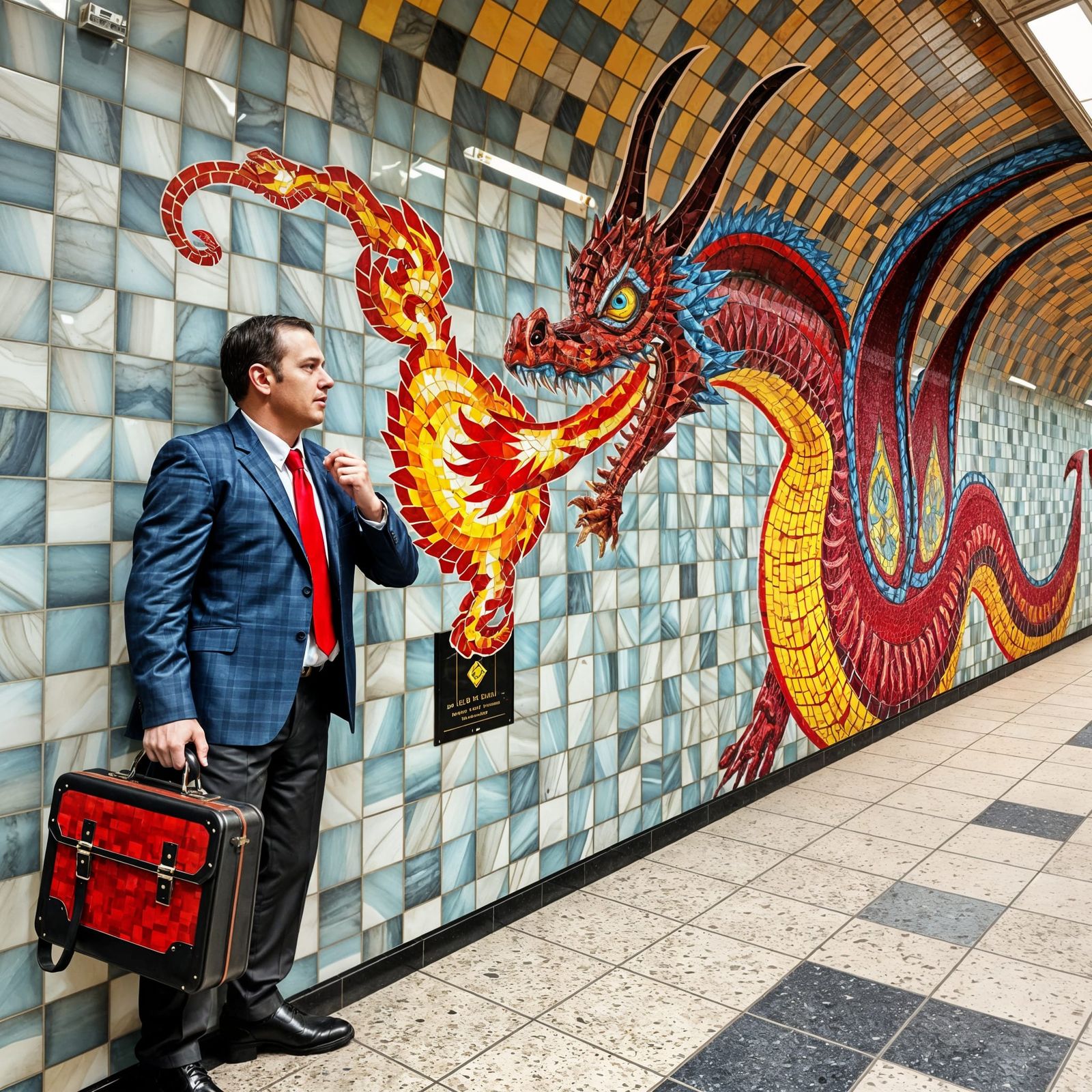 "Go to Work", motivational mosaic !  by @Sherkhal