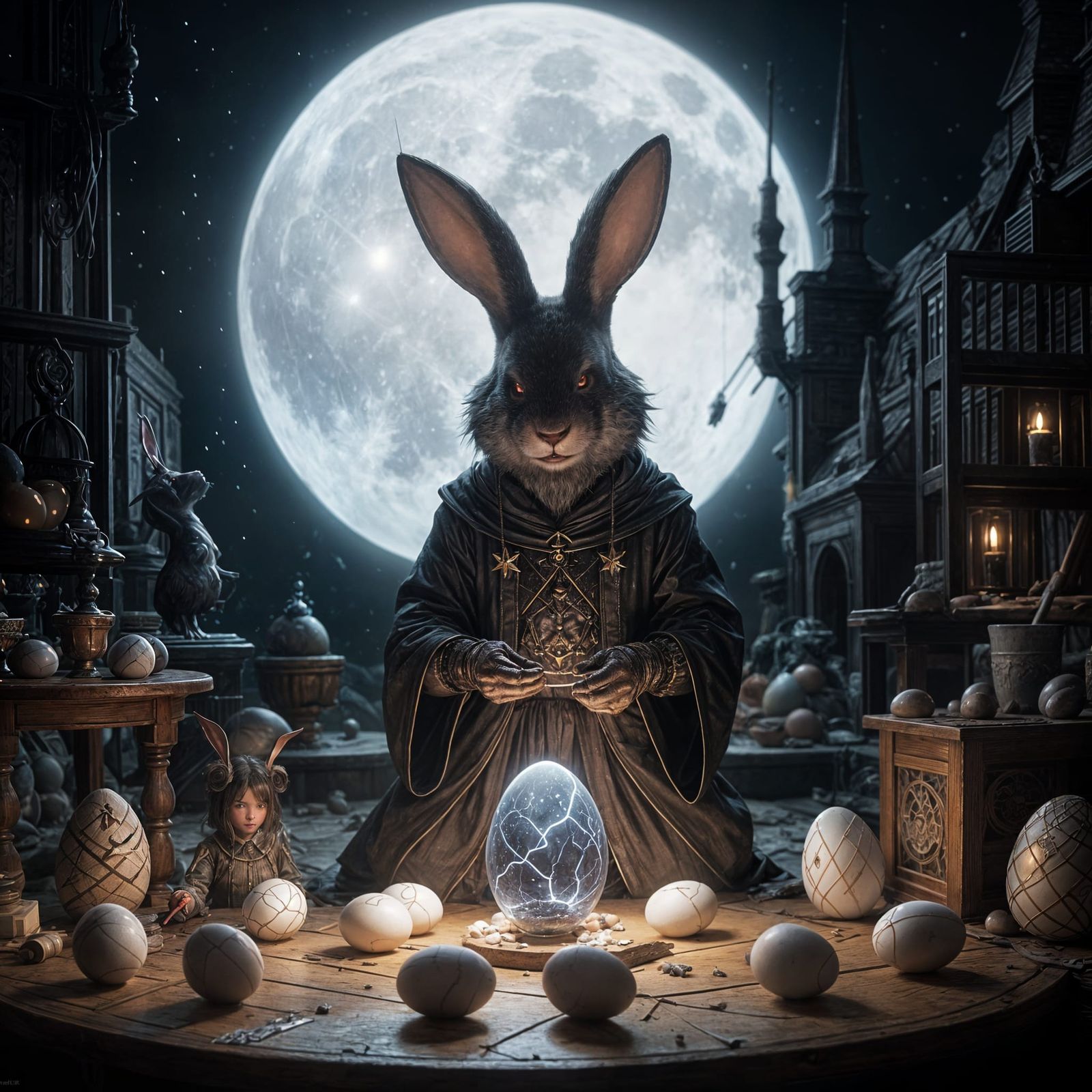 Wizard Bunny  by @nayeka