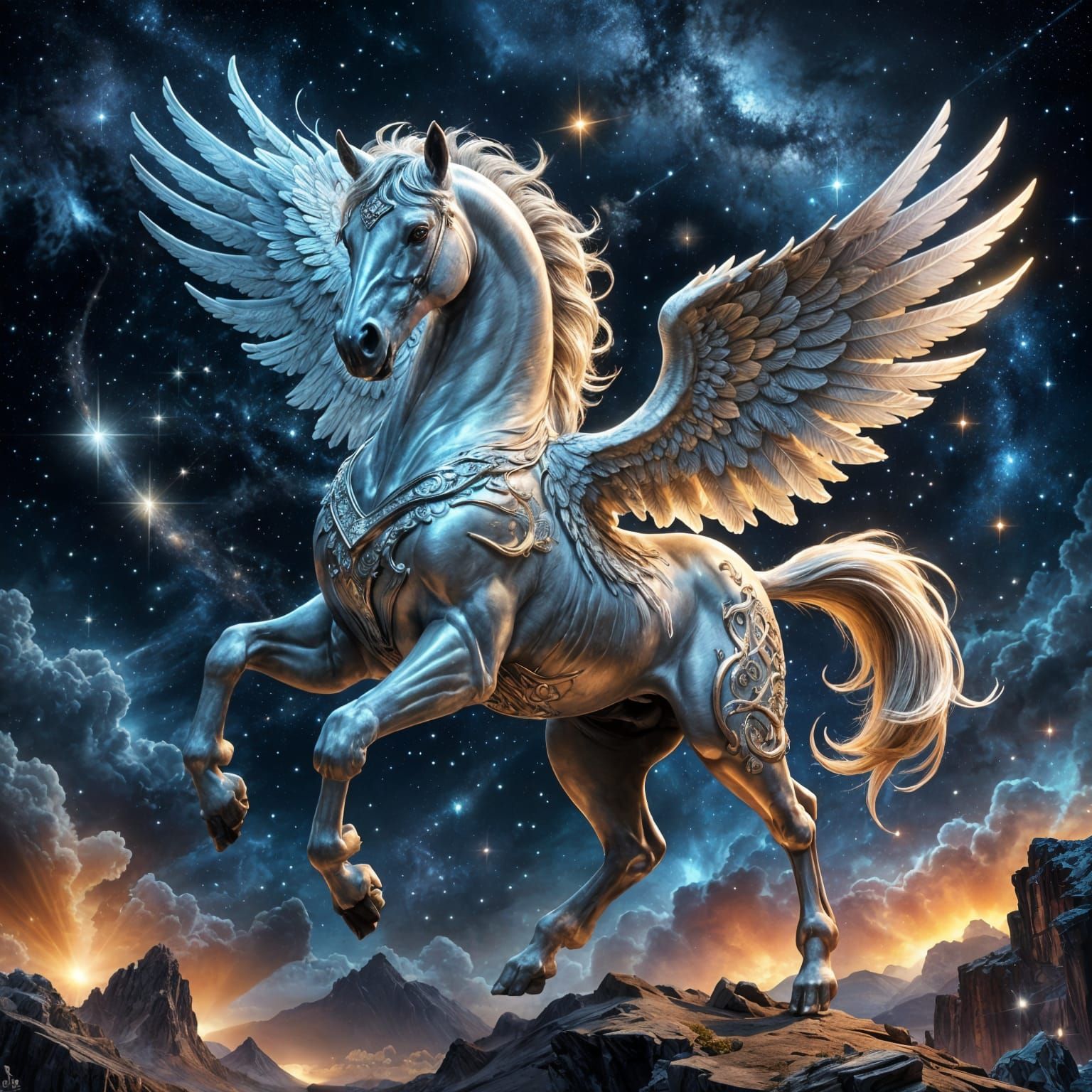 Celestial Silver, the Pegasus