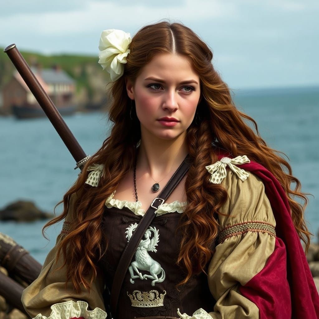 Grace O'Malley pirate queen from West Ireland during the mid 1500s  by @Izzy B