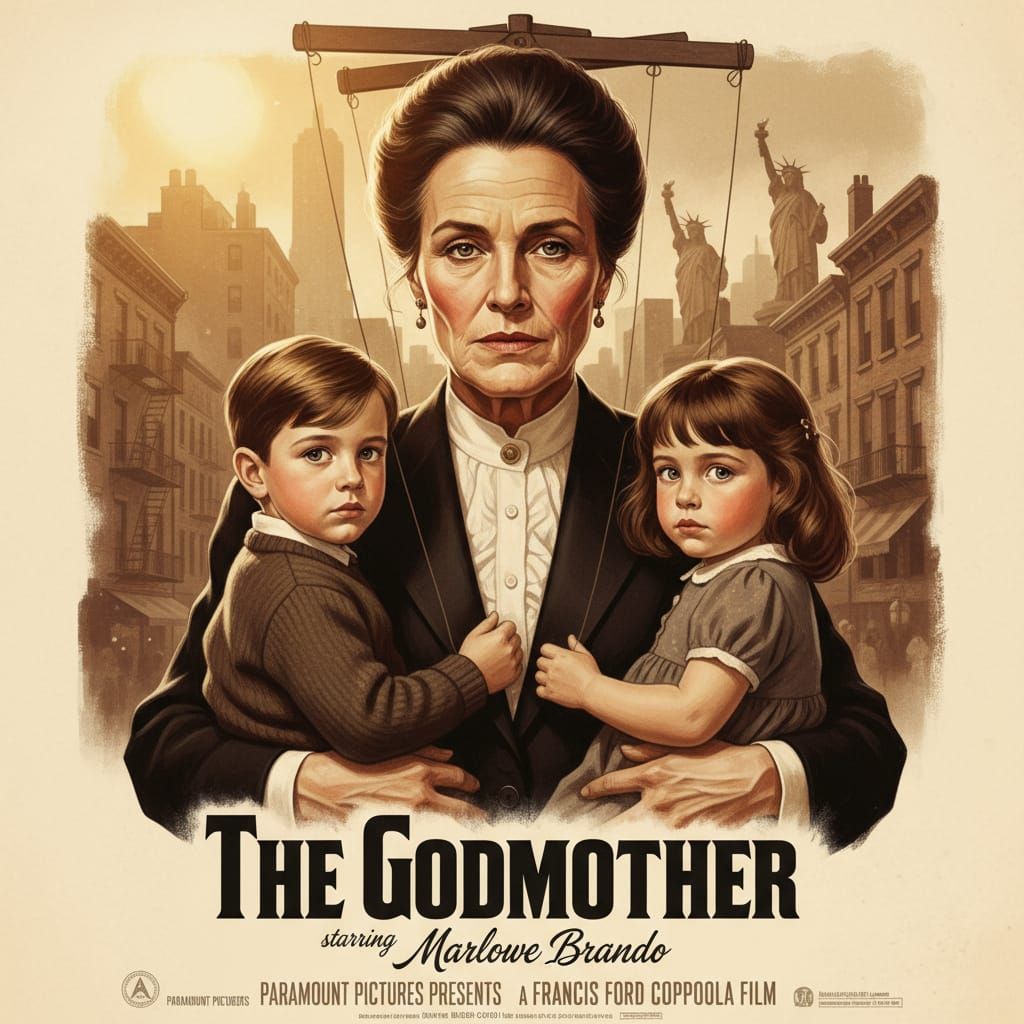 Godfather Movie Poster Reimagined  by @BlueJeanRock