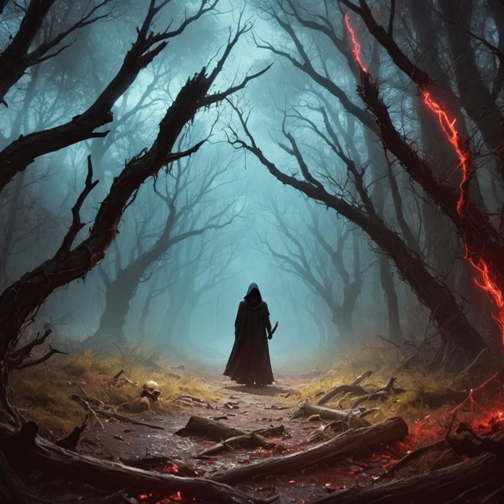 The Figure in the Dark Forest 2