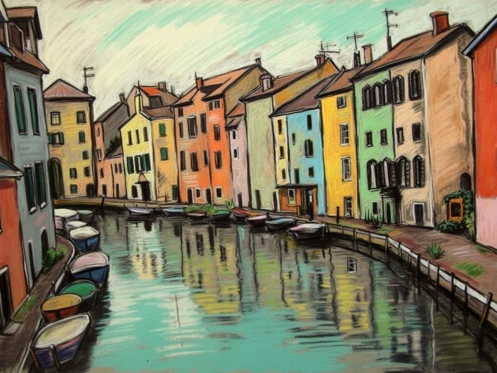 Houses on the canal
