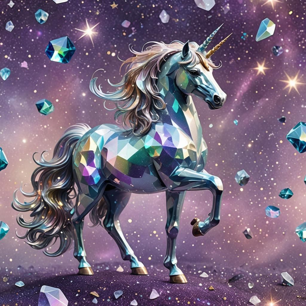 Gemstone unicorn