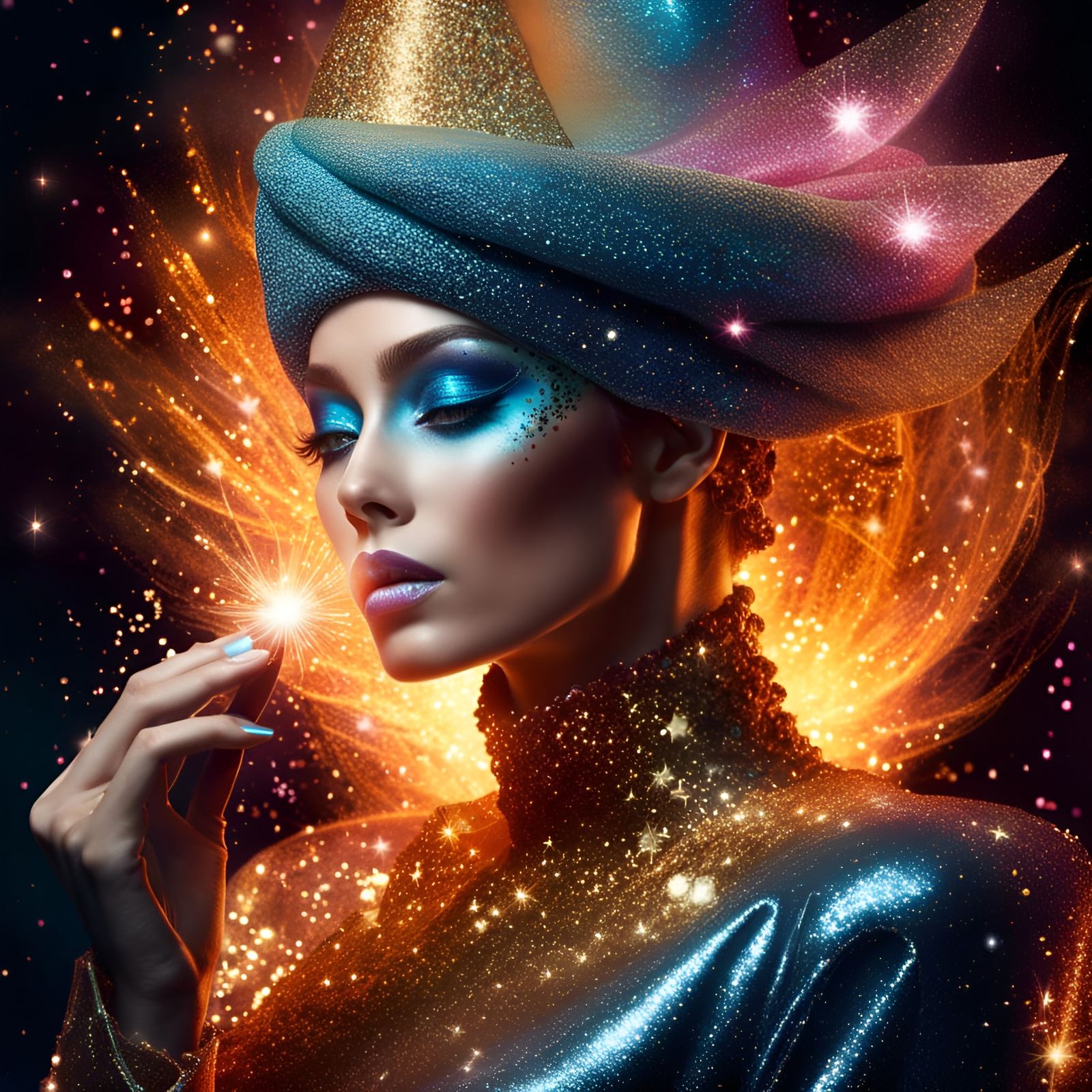 Glitter Wizard  by @Ignat