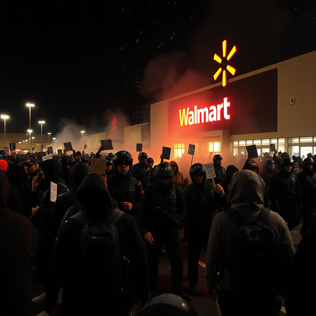 Black Friday walmart insane rioting