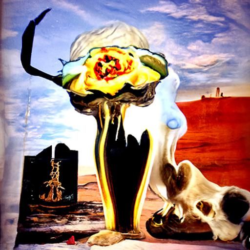 Dead flowers and bones