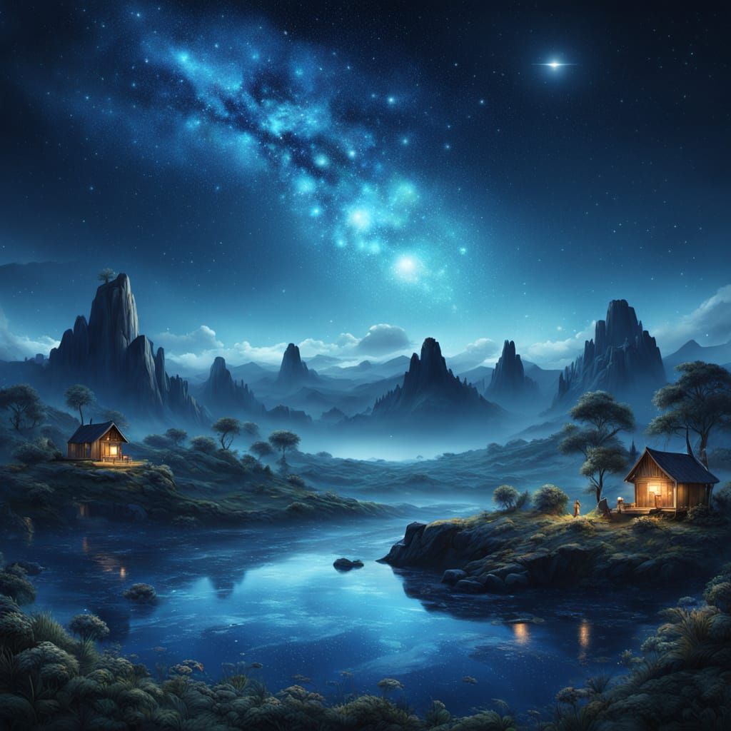 Dreamy Blue Evening :)  by @JessTD