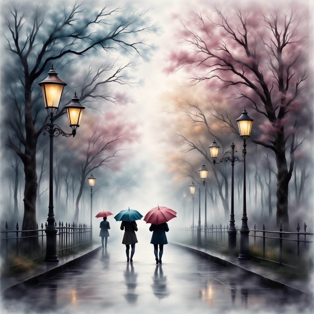 Gentle drizzle  by @CandsL