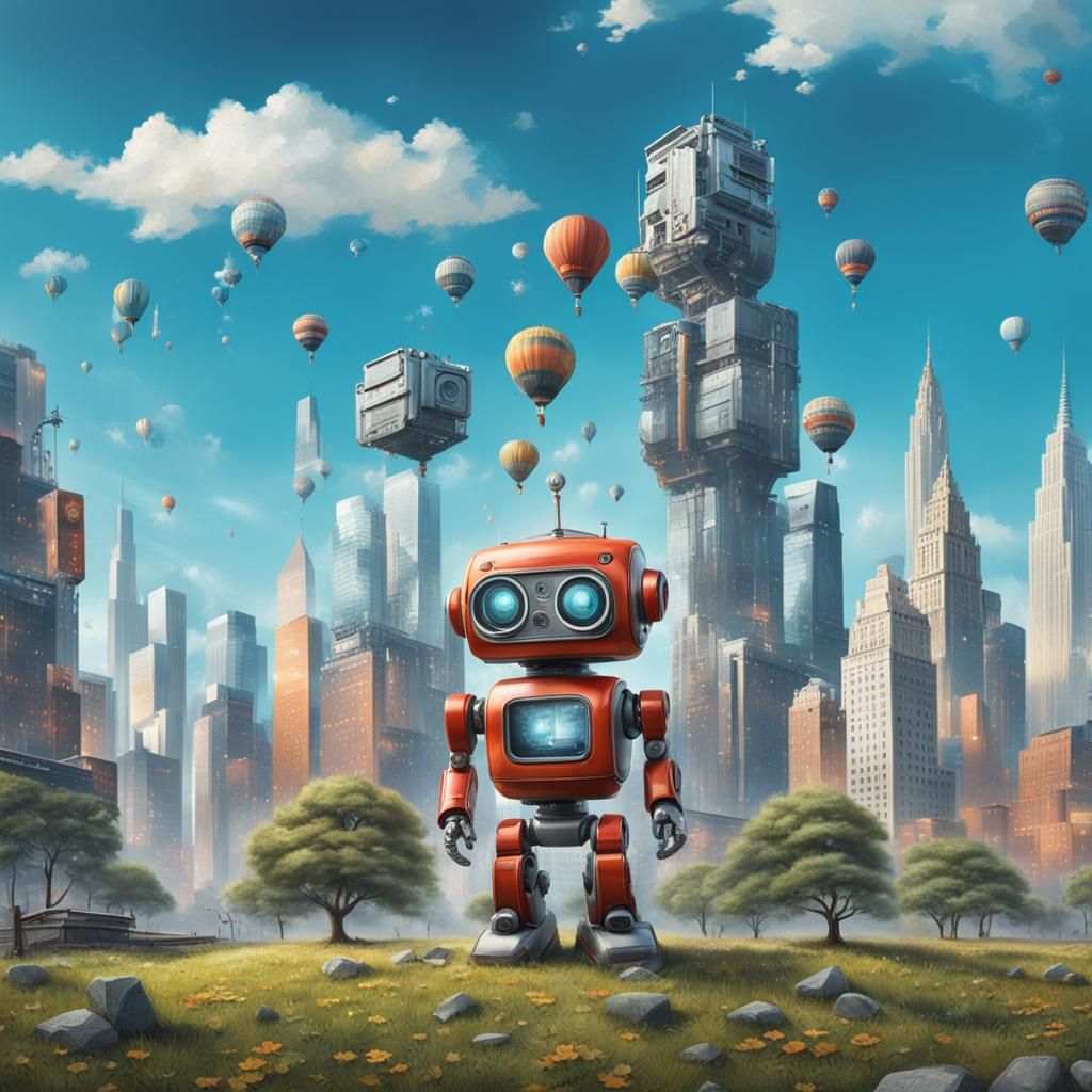 Robot in the City