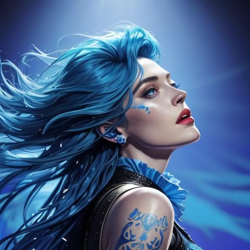 Maiwenn Blue Diva singing