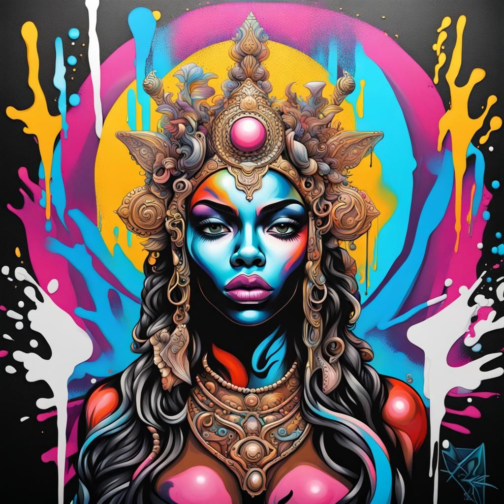 black goddess - AI Generated Artwork - NightCafe Creator