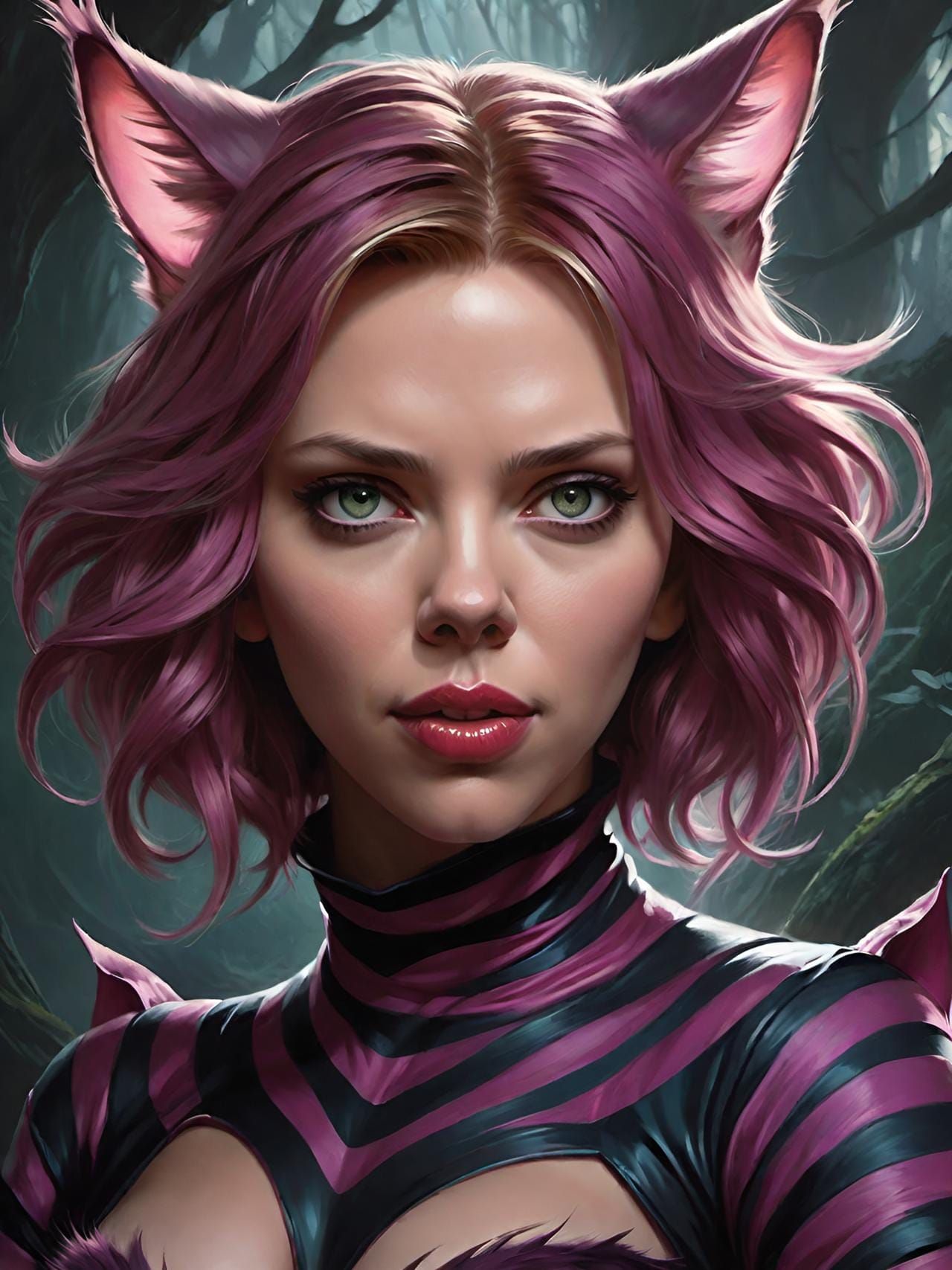 The Scarlett Cheshire Cat