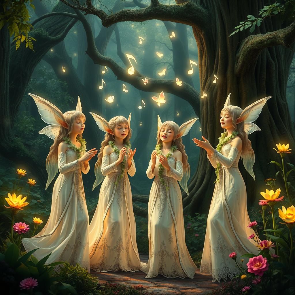 Elves singing