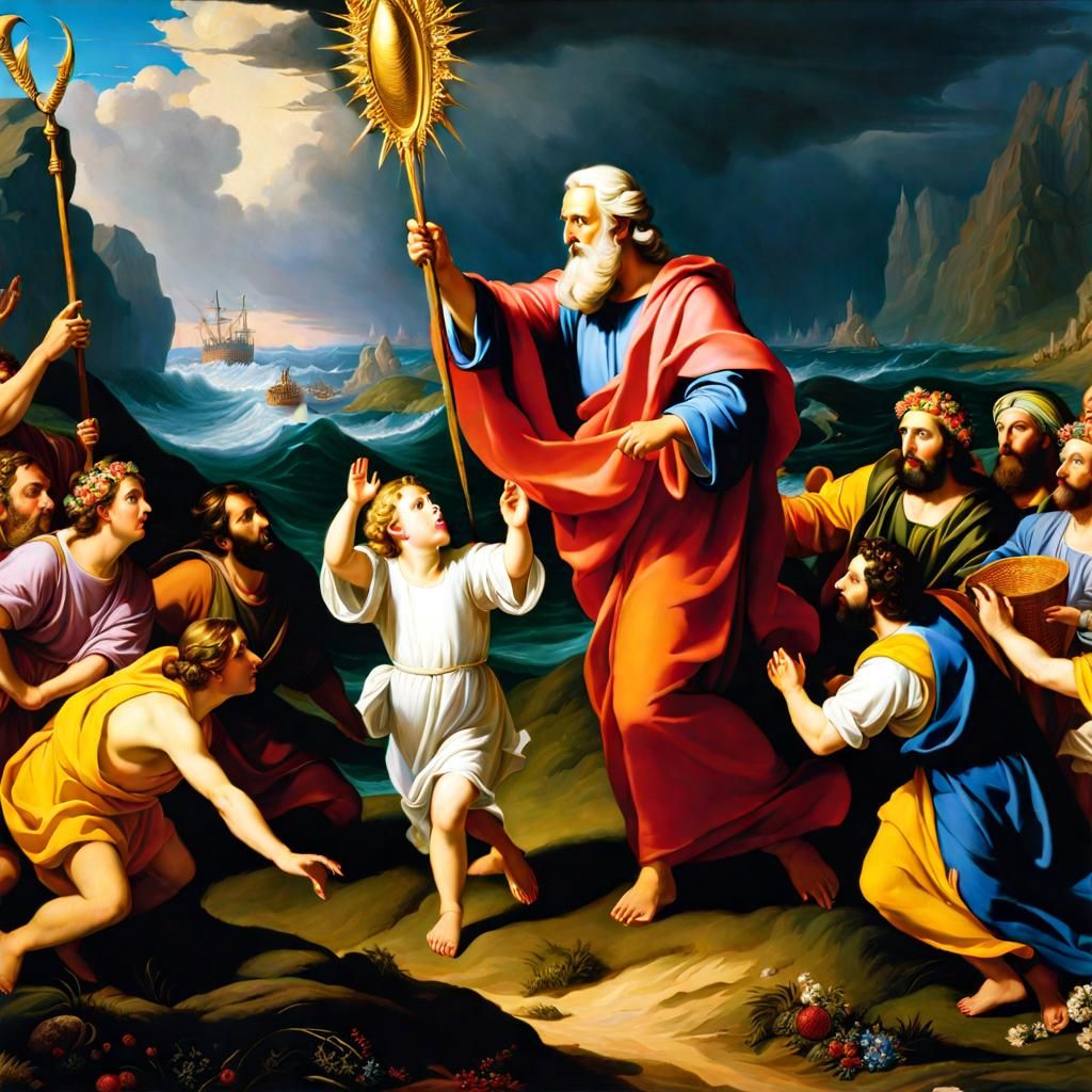 8K Photograph: BIBLICAL prophet Jonas getting expelled from ...