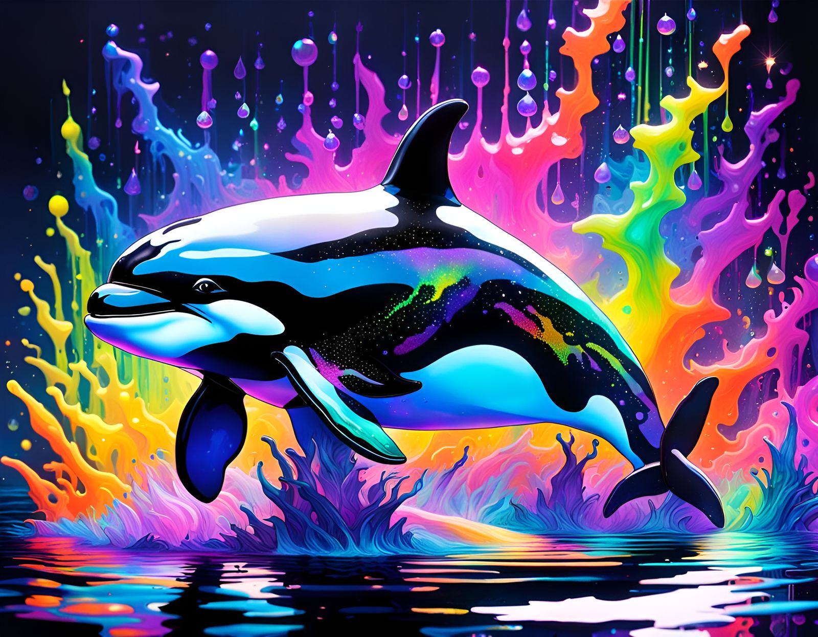 Orca Whale: beautiful & sadly an dangerous species.