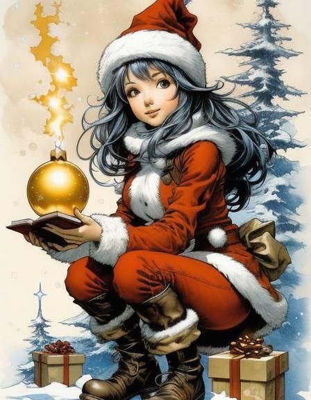 Anime Christmas Character