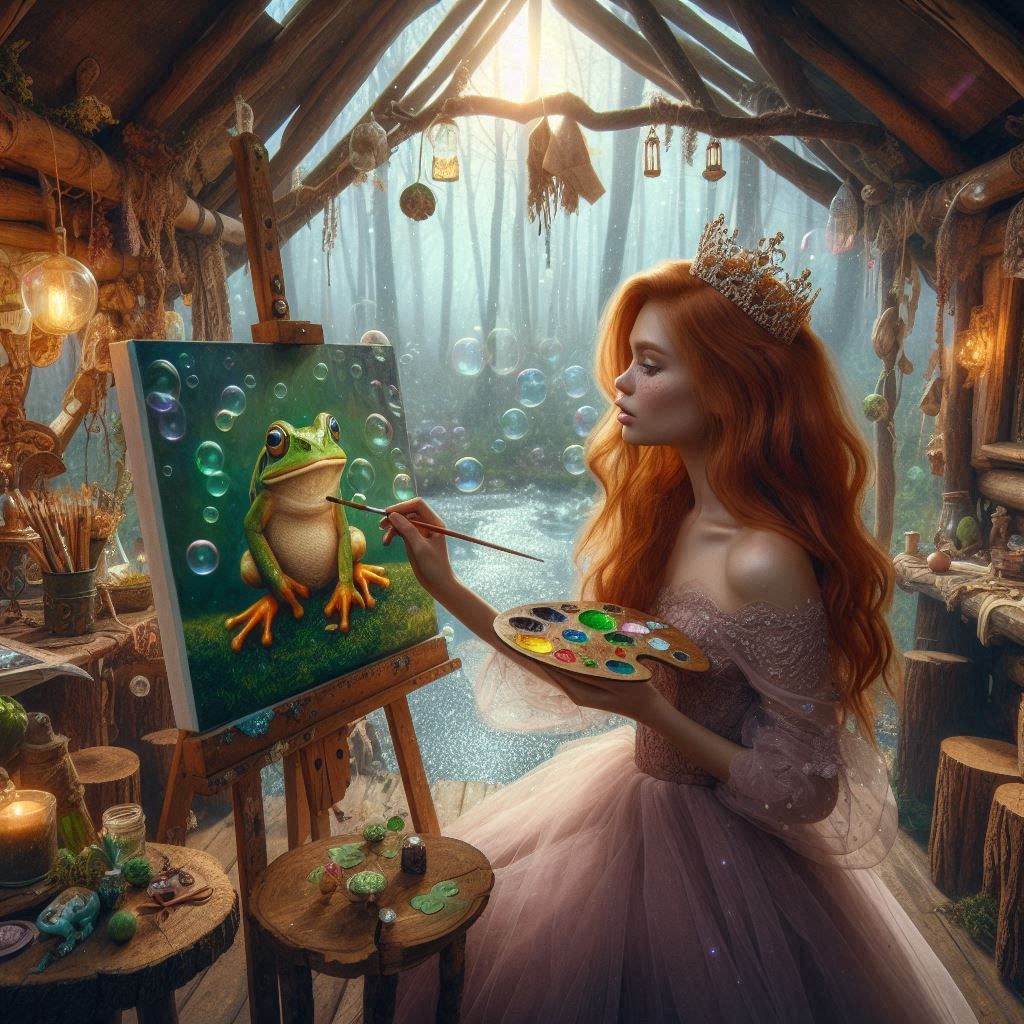 Bubble Frog Princess