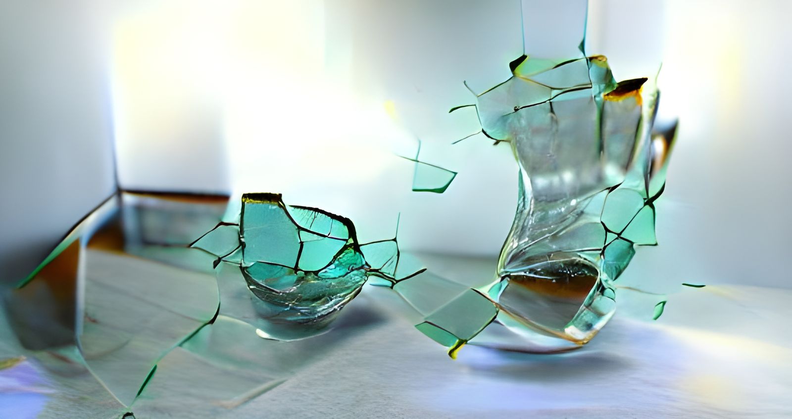 breaking glass