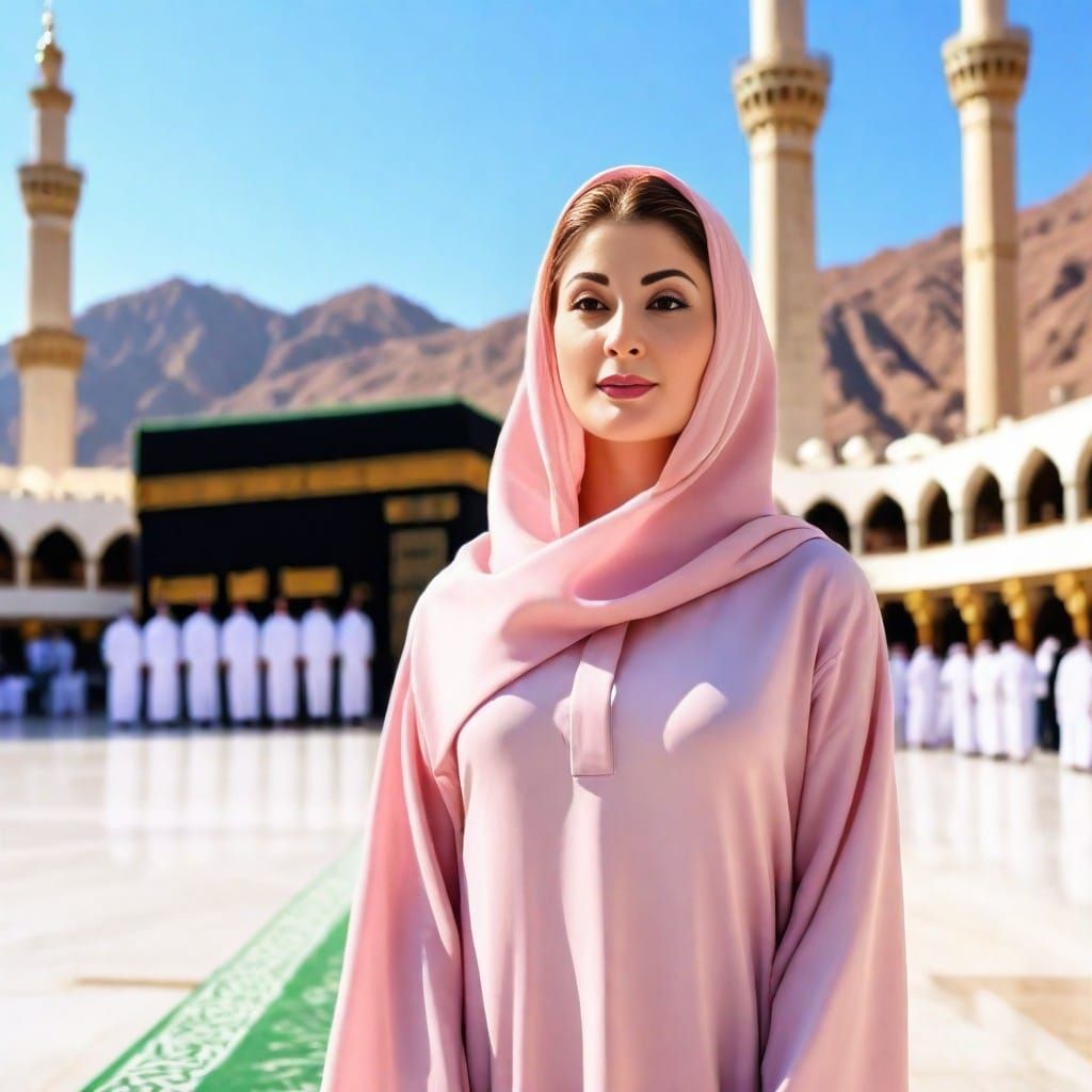 Maryam Nawaz In Makkah