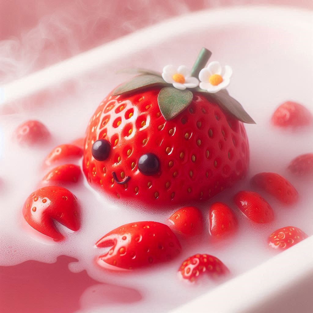 Strawberry crab  by @Citrus Gardenia