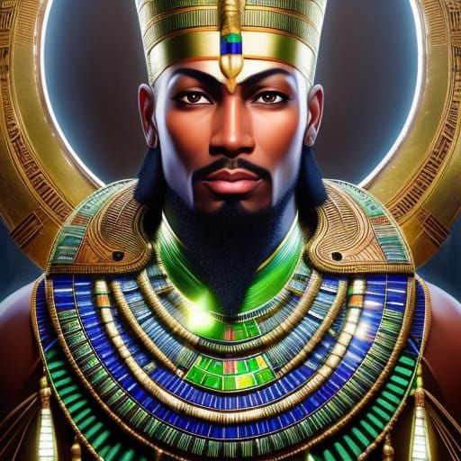 Egyptian Deities #26 - Ptah - AI Generated Artwork - NightCafe Creator