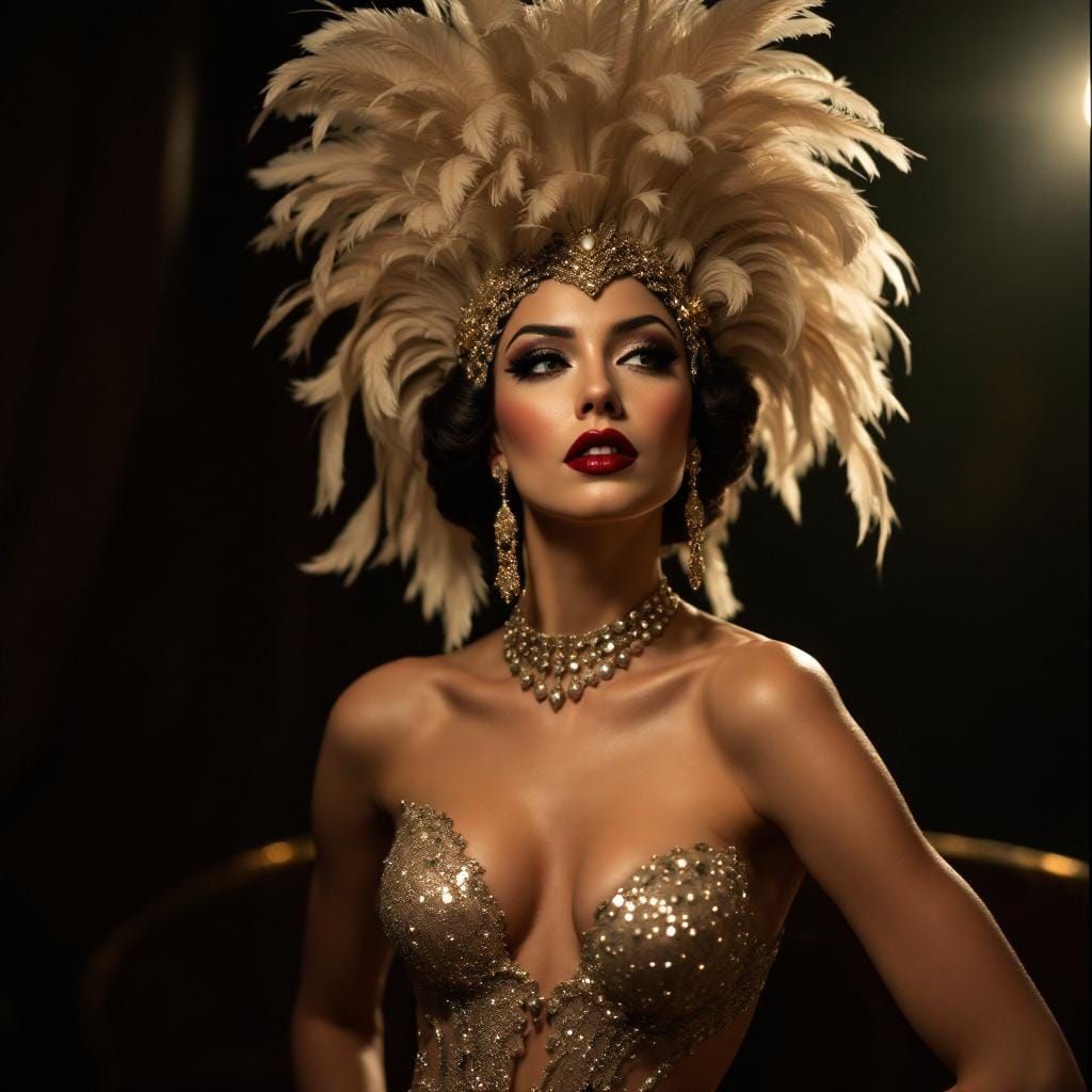 Showgirl at the Cabaret  by @FBPanther