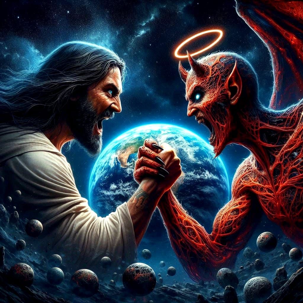 Jesus vs devil