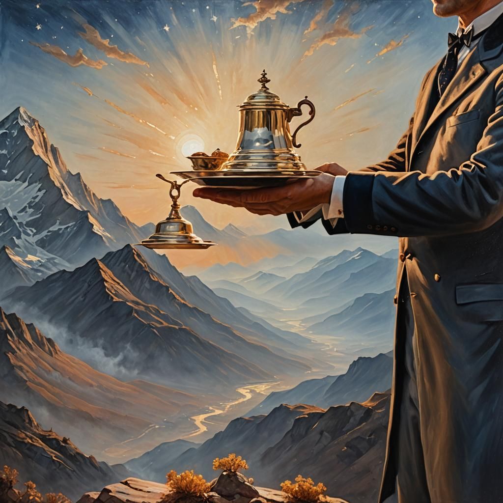 The silver hand bell