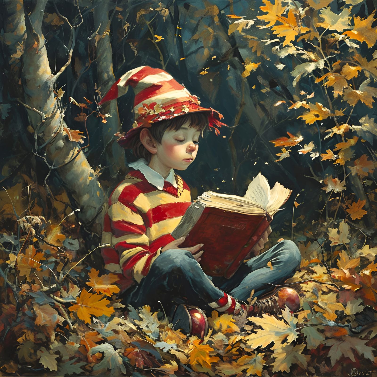 "I don't want to be found. I want to read."