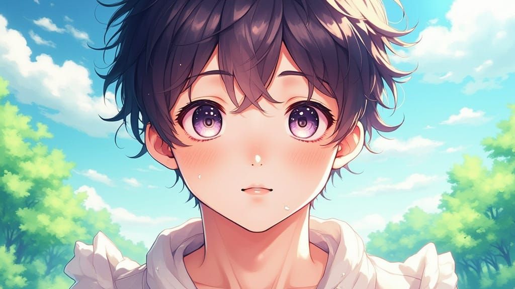 Handsome Anime Boy With Delicate Features