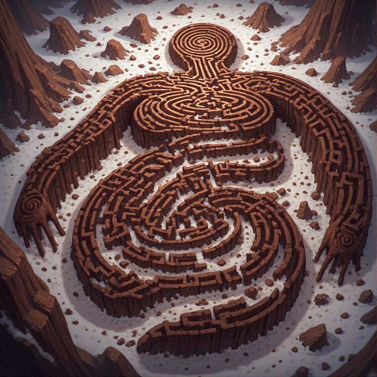 Chocolate maze