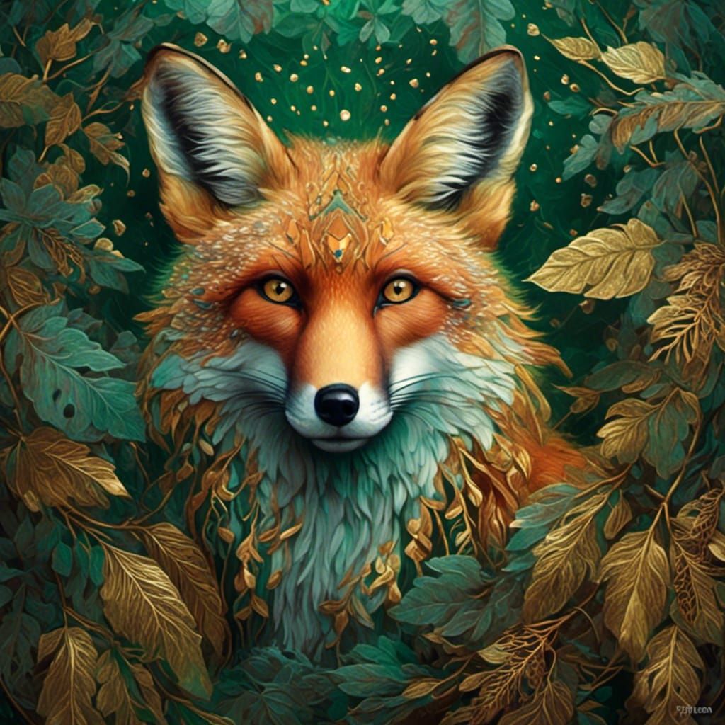 Wistful Fox - AI Generated Artwork - NightCafe Creator